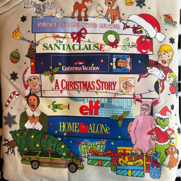 Festive Holiday Graphic Sweatshirt - Picture 2 of 2